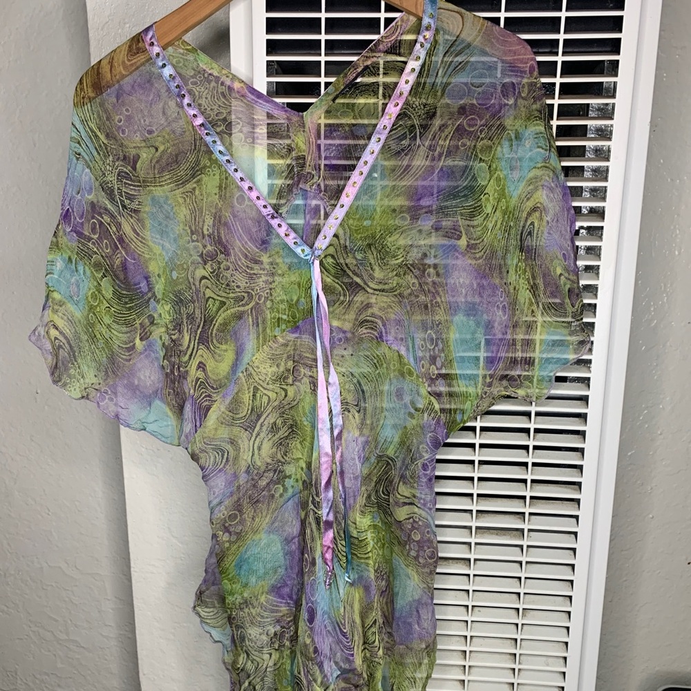 Flowy Sheer atop
